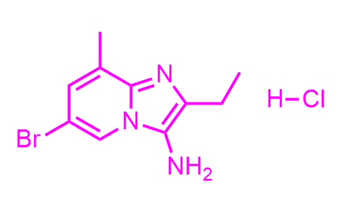 202327 - 6-bromo-2-ethyl-8-methylimidazo[1,2-a]pyridin-3-amine hydrochloride | CAS 1628263-43-3